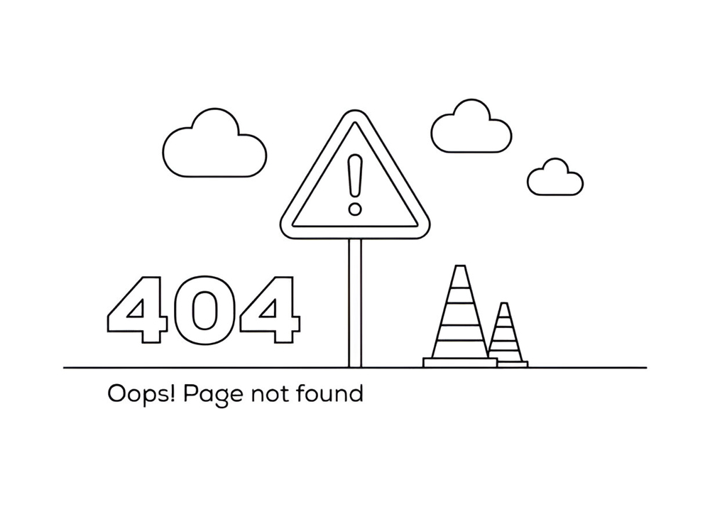 404 error page