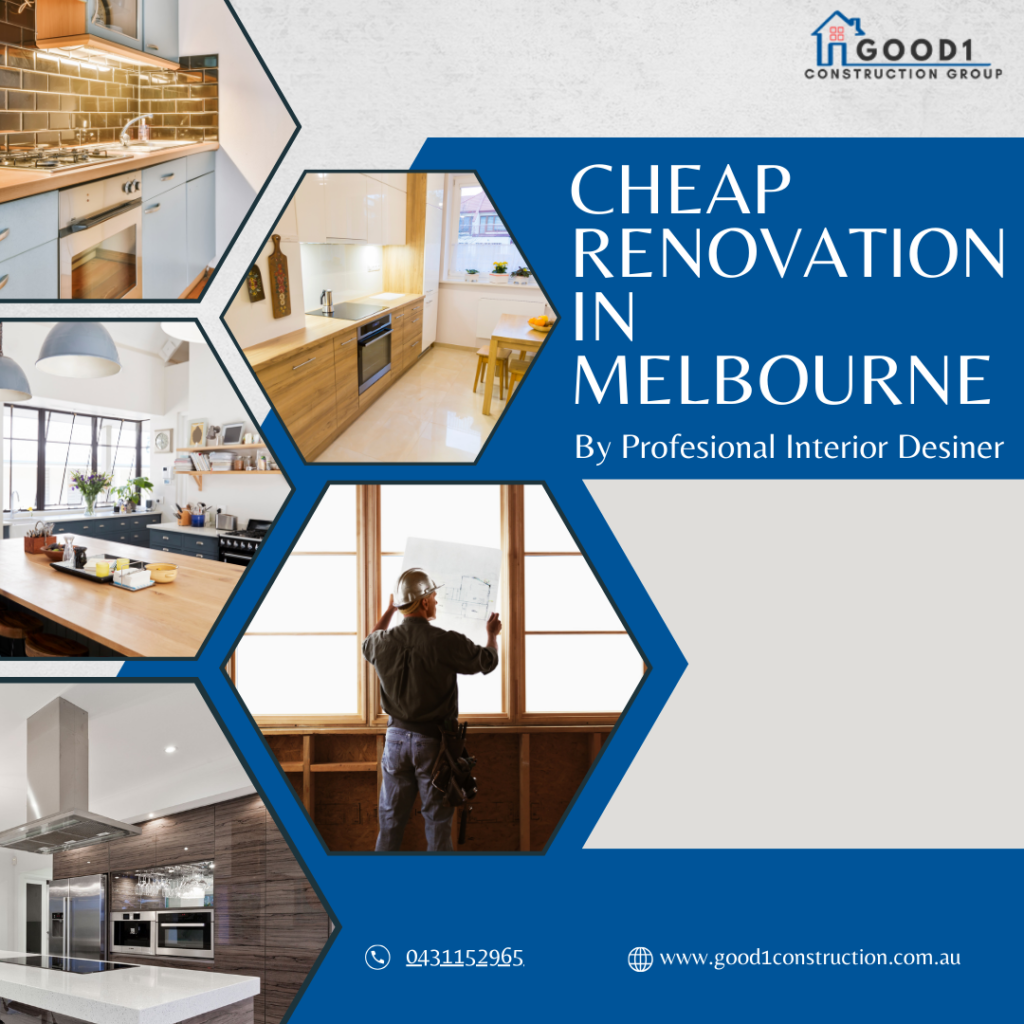 Cheap renovation in Melbourne